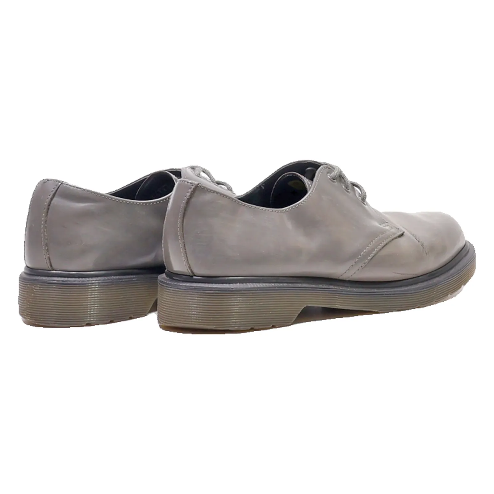 DR MARTENS 1461 Oxford Shoes Grey Leather Womens UK 5
