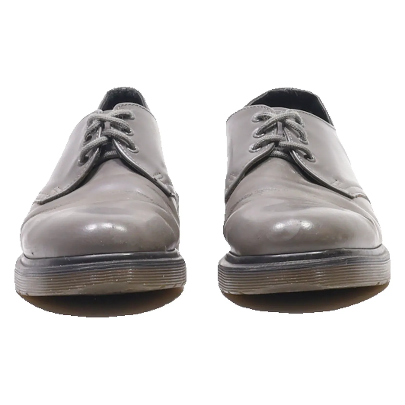 DR MARTENS 1461 Oxford Shoes Grey Leather Womens UK 5