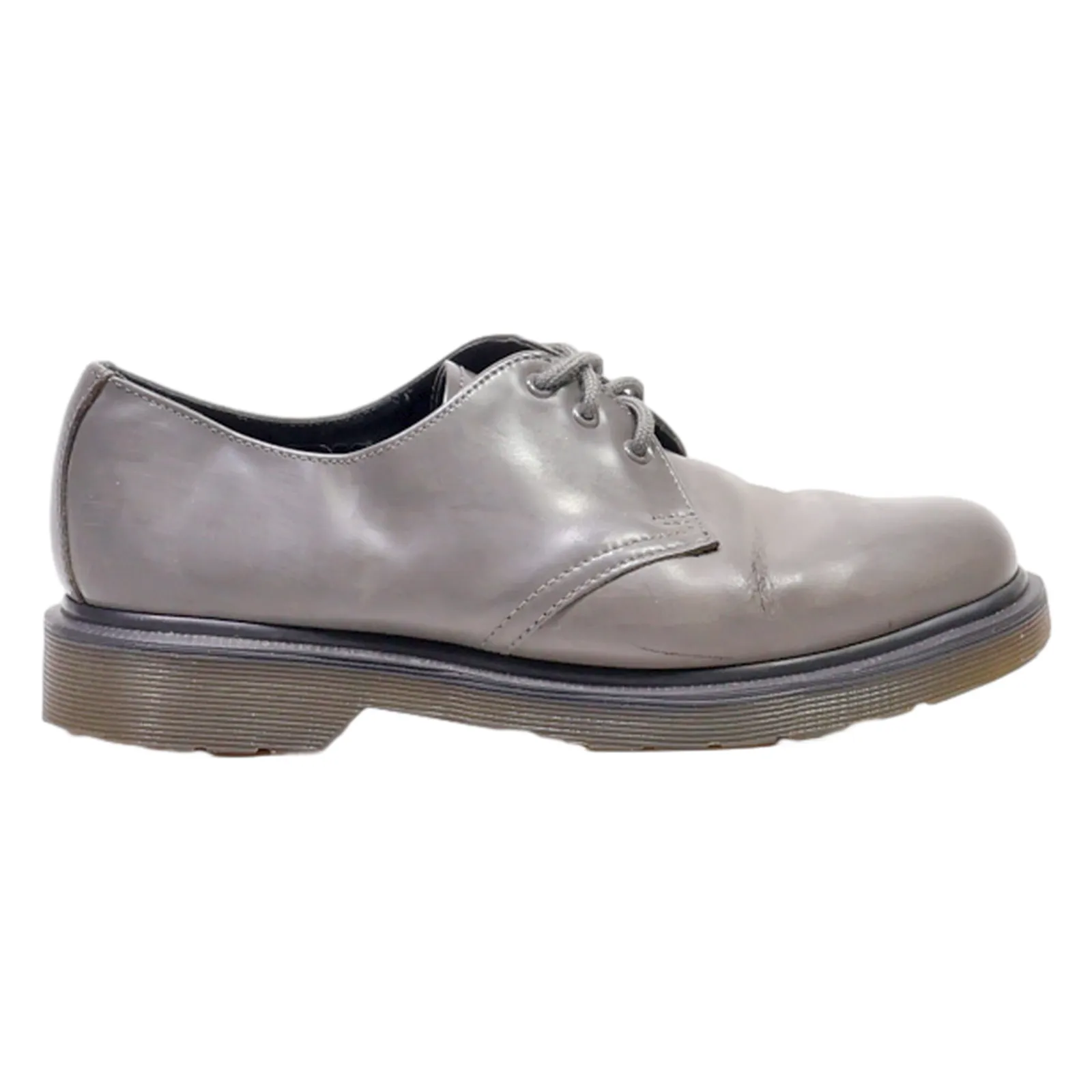DR MARTENS 1461 Oxford Shoes Grey Leather Womens UK 5