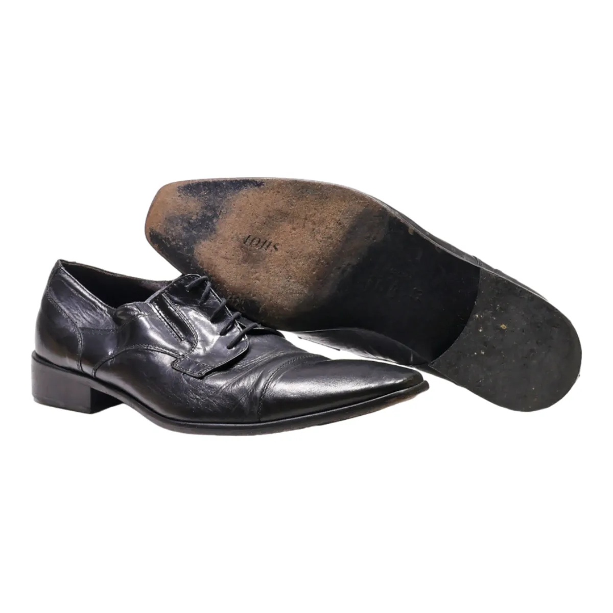 JOSEPH SHOES Oxford Shoes Black Leather Mens UK 9