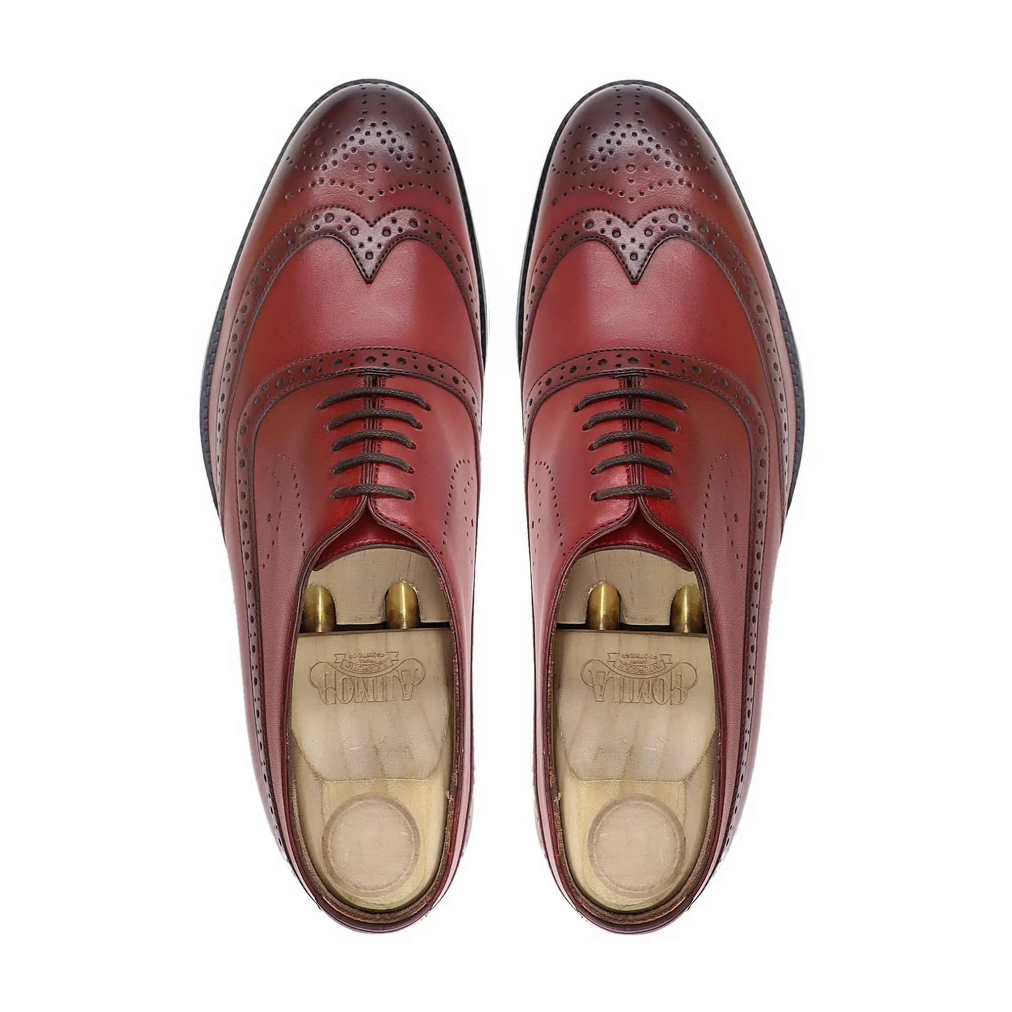 Kiyoshi - Men's Oxblood Calf Leather Oxford Shoe