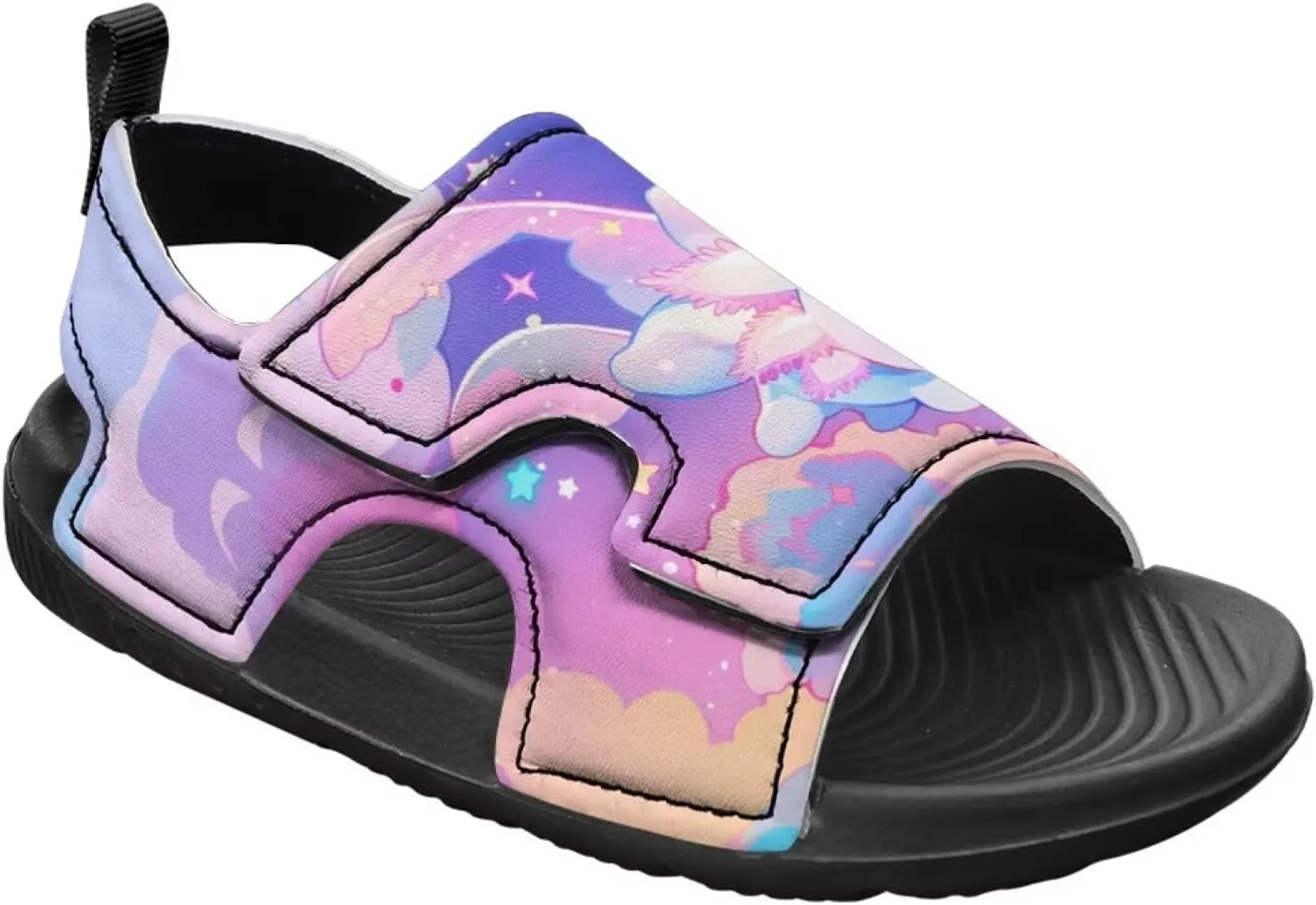 Little Girls Axolotl Star Sport Sandals Kids Toddler Causal Open Toe Outdoor Summer Shoes Hiking Water Sandals