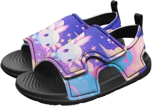 Little Girls Axolotl Star Sport Sandals Kids Toddler Causal Open Toe Outdoor Summer Shoes Hiking Water Sandals