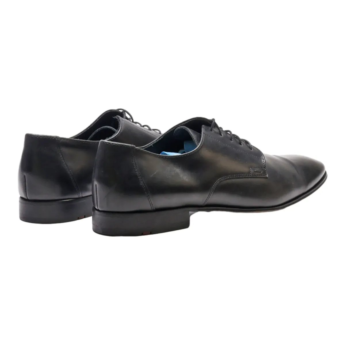 LLOYD Oxford Shoes Black Leather Mens UK 8