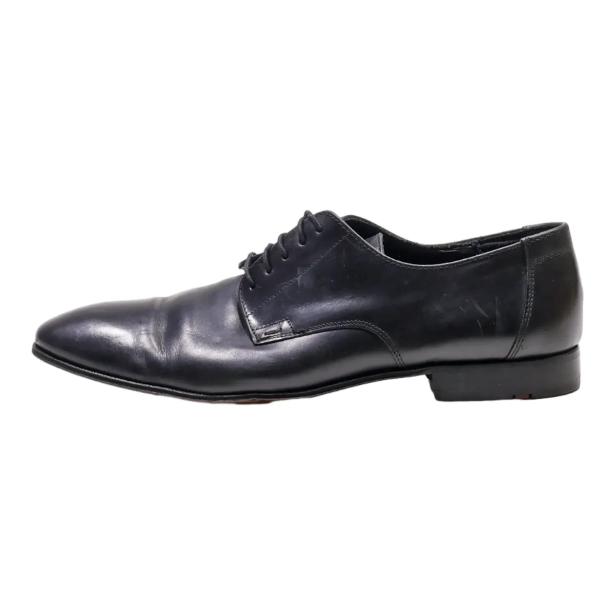LLOYD Oxford Shoes Black Leather Mens UK 8
