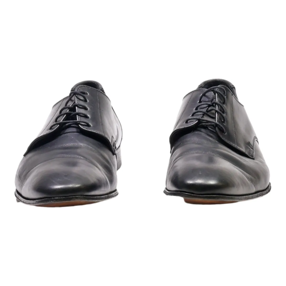LLOYD Oxford Shoes Black Leather Mens UK 8