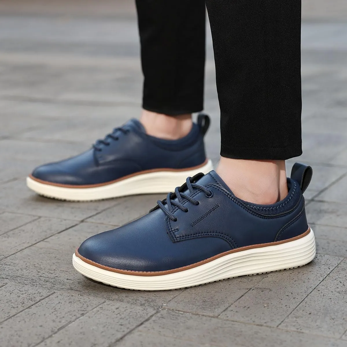 Men's Oxford Casual Dress Shoes Business Formal Sneakers Fashion Comfort Walking Shoes
