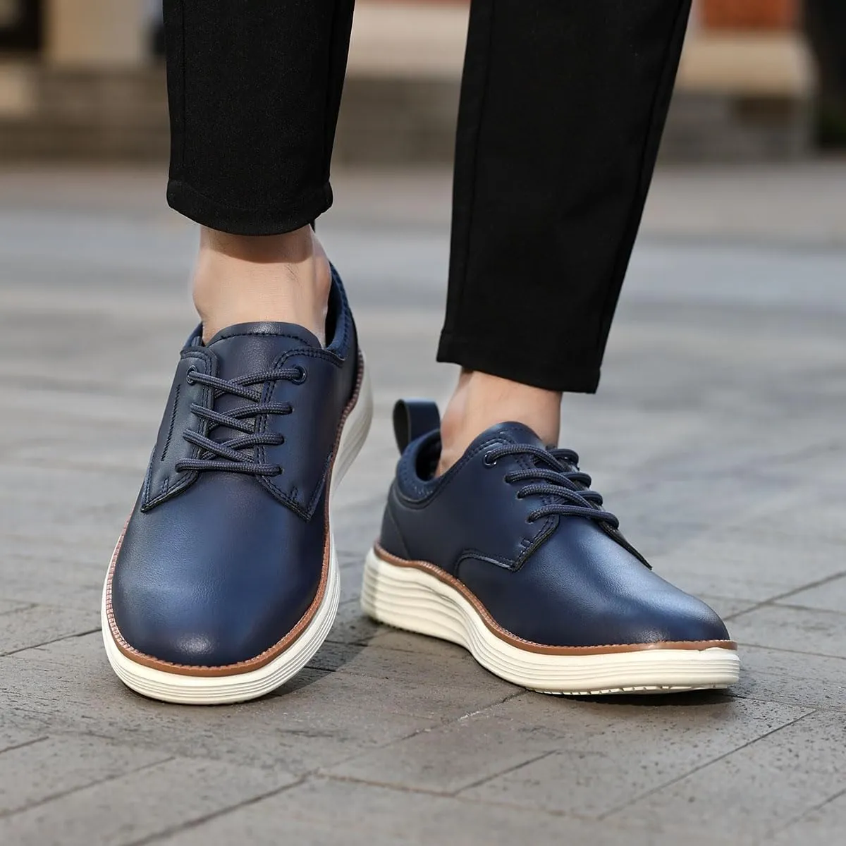 Men's Oxford Casual Dress Shoes Business Formal Sneakers Fashion Comfort Walking Shoes