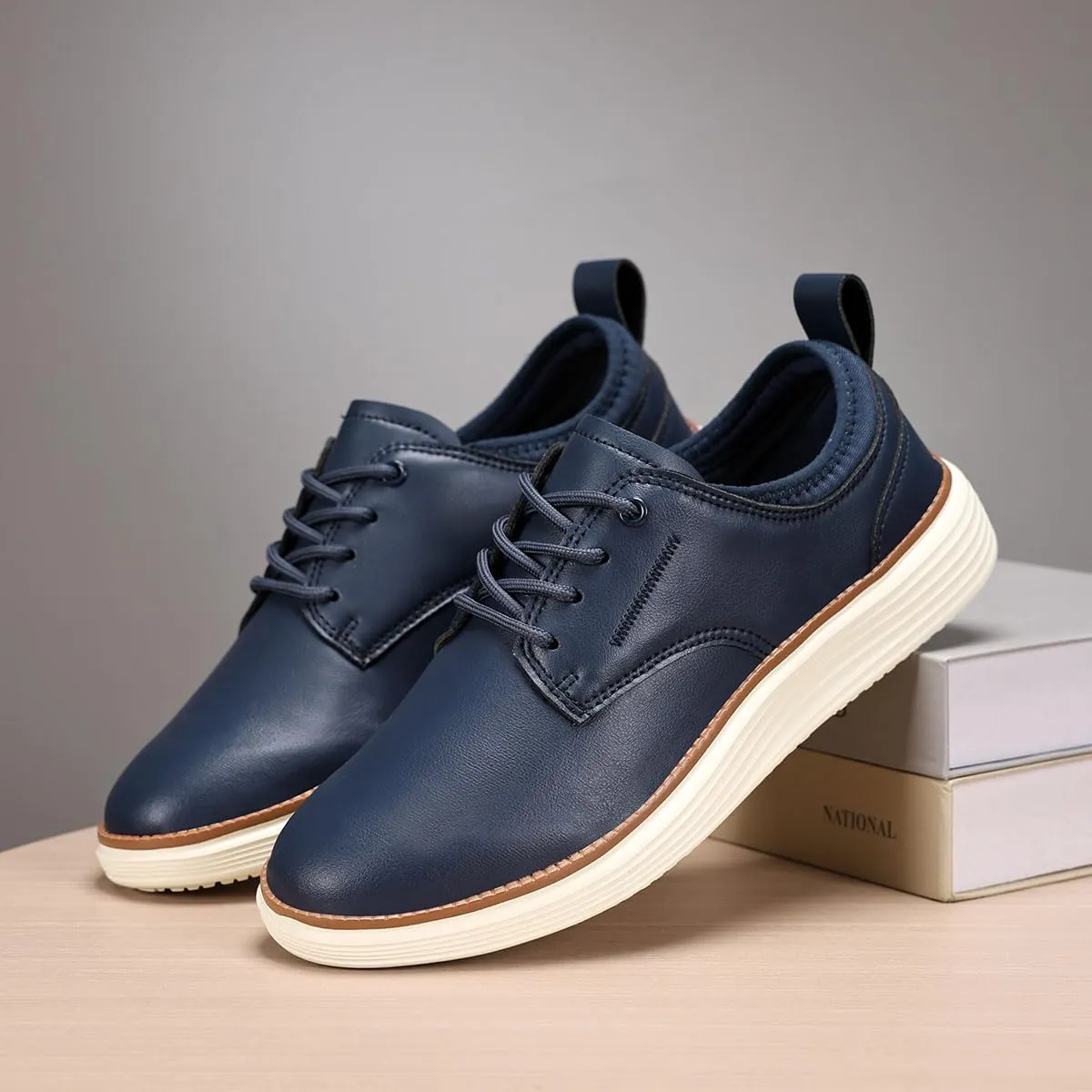 Men's Oxford Casual Dress Shoes Business Formal Sneakers Fashion Comfort Walking Shoes
